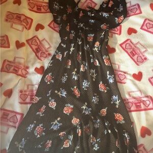 City Studio Black Floral Maxi Dress